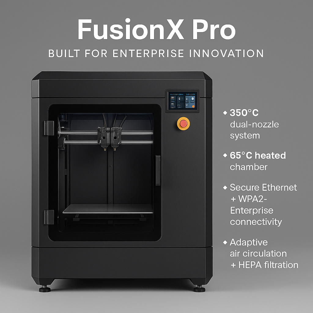 FusionX Pro 3D Printer – Built for Enterprise Innovation