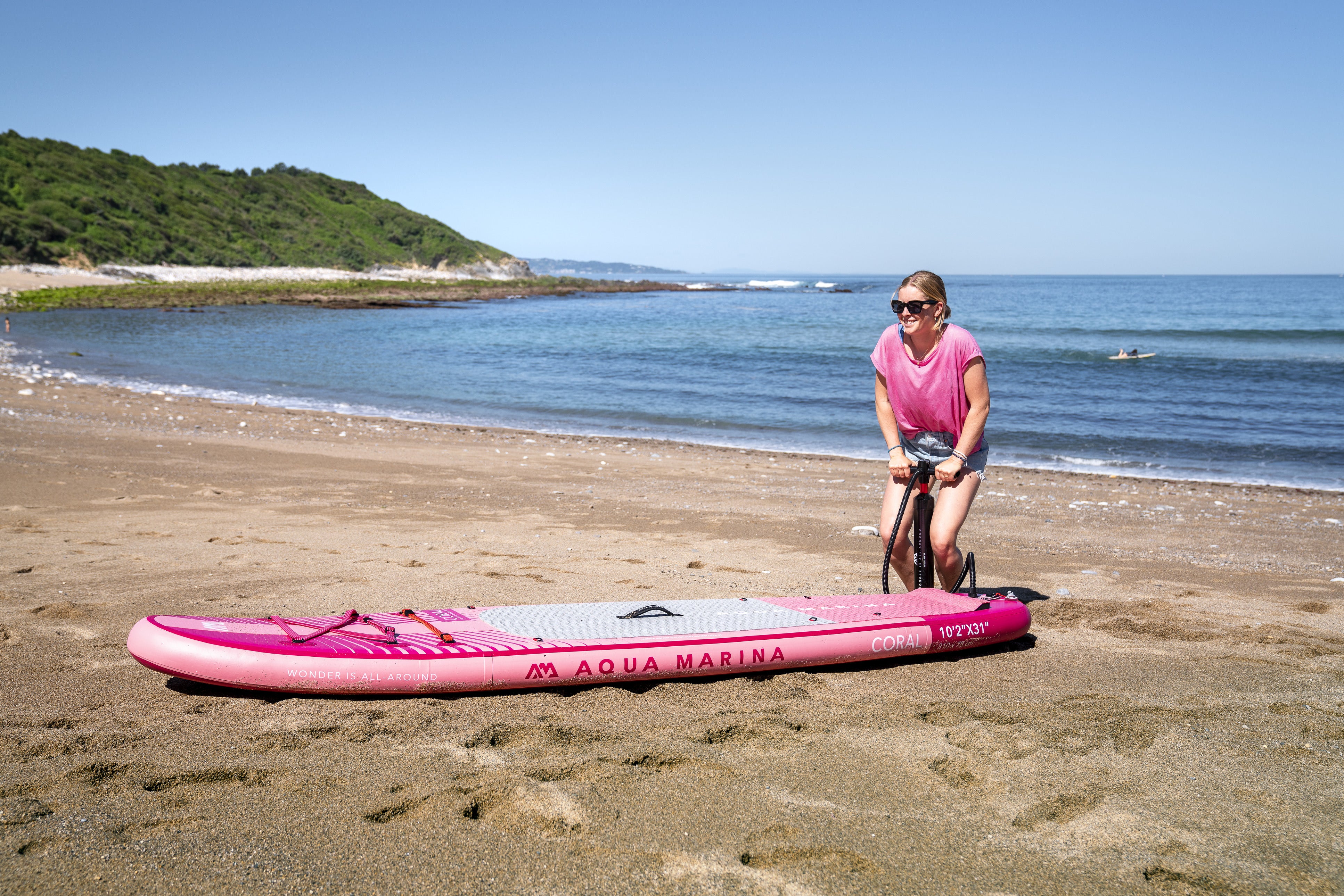 Aqua Marina Coral Raspberry 10'2" Advanced All-Around iSUP