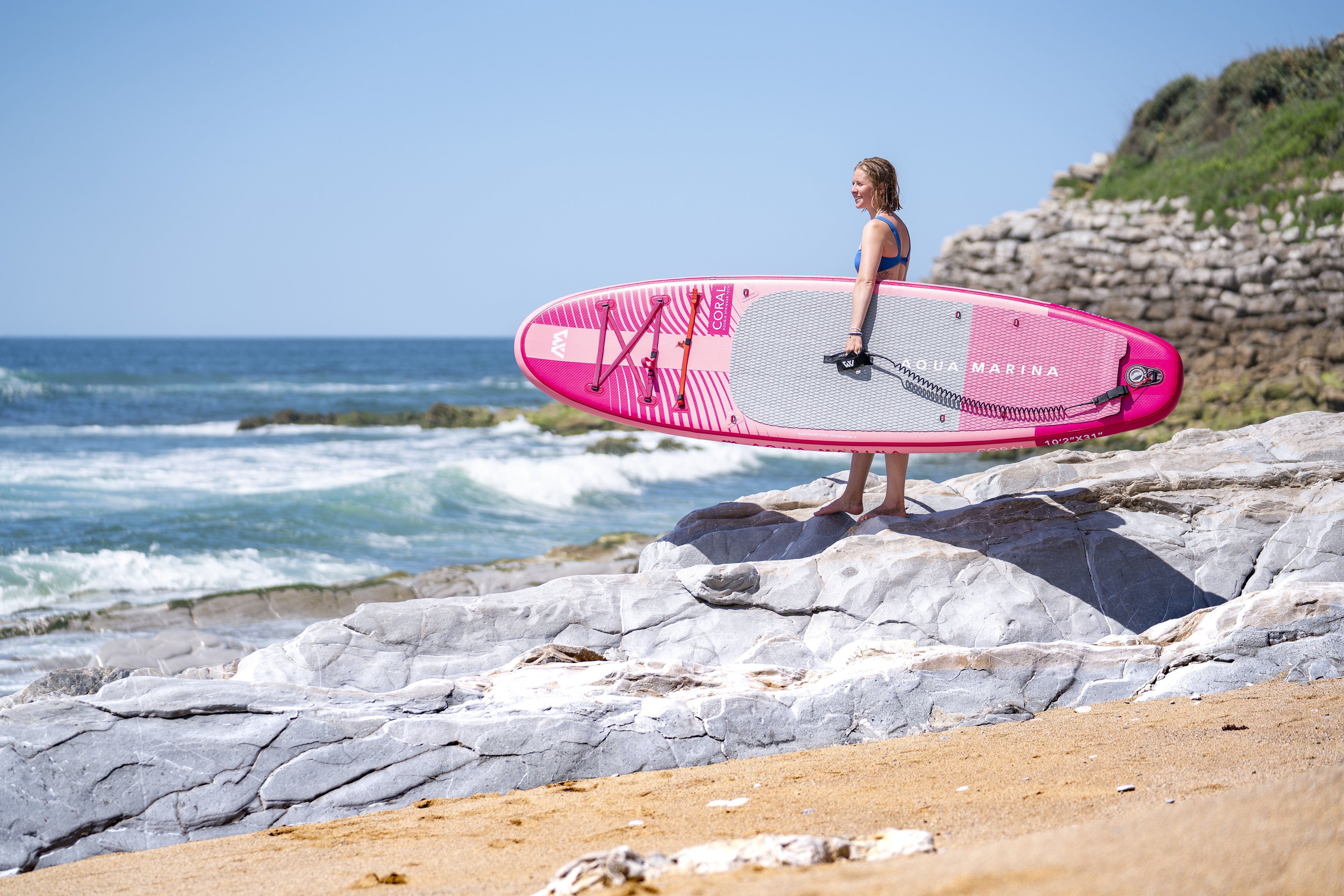 Aqua Marina Coral Raspberry 10'2" Advanced All-Around iSUP